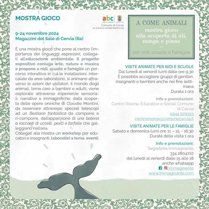 Mostra gioco A come Animali